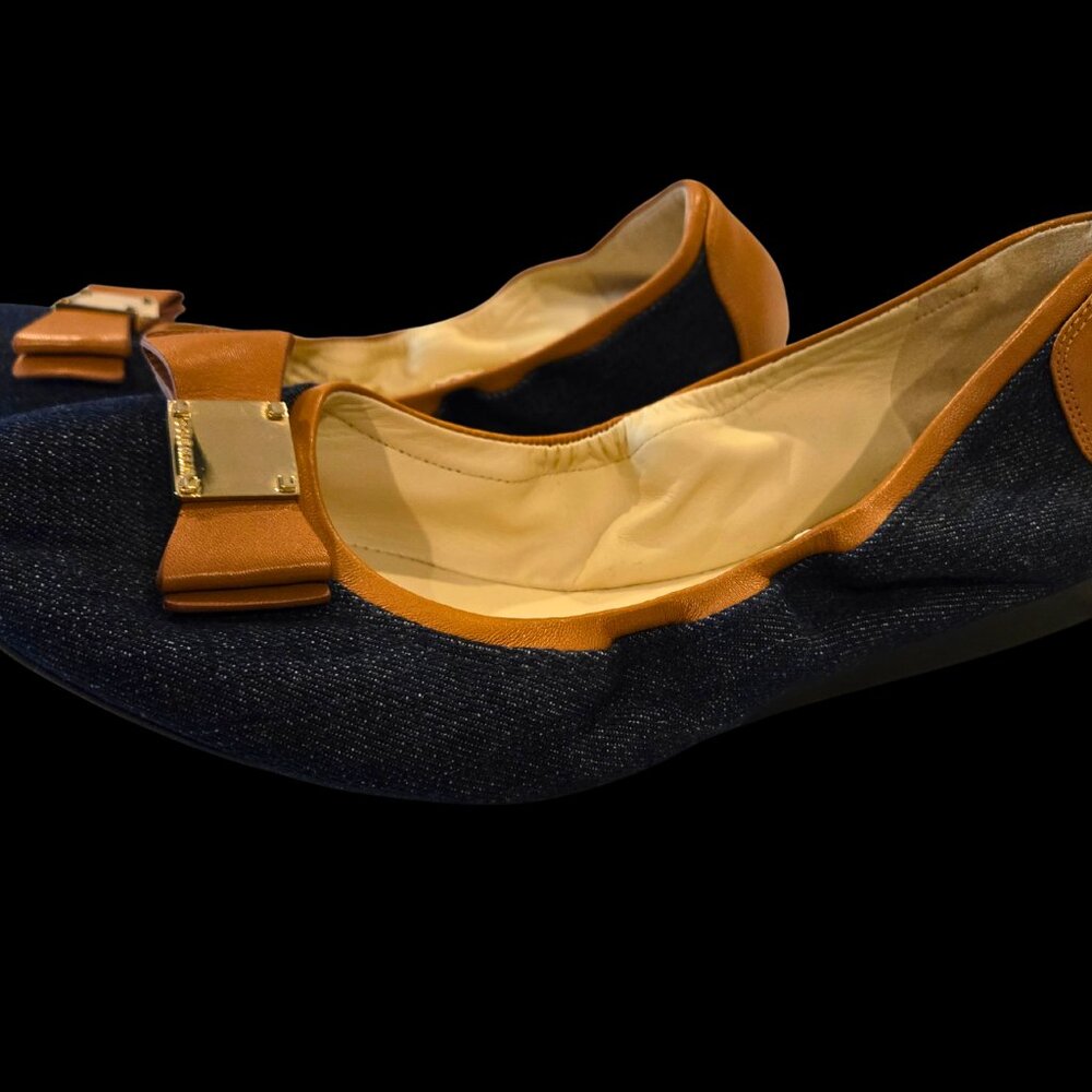Cole Haan Denim Ballet Flats – Women’s Size 12 – Rare Size – Like New - Picture 3 of 13